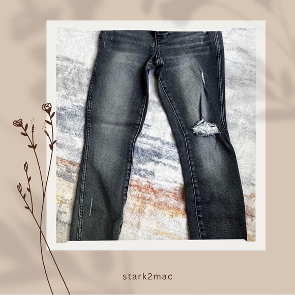 Kut from the Kloth Black Skinny Jeans - Picture 1 of 6